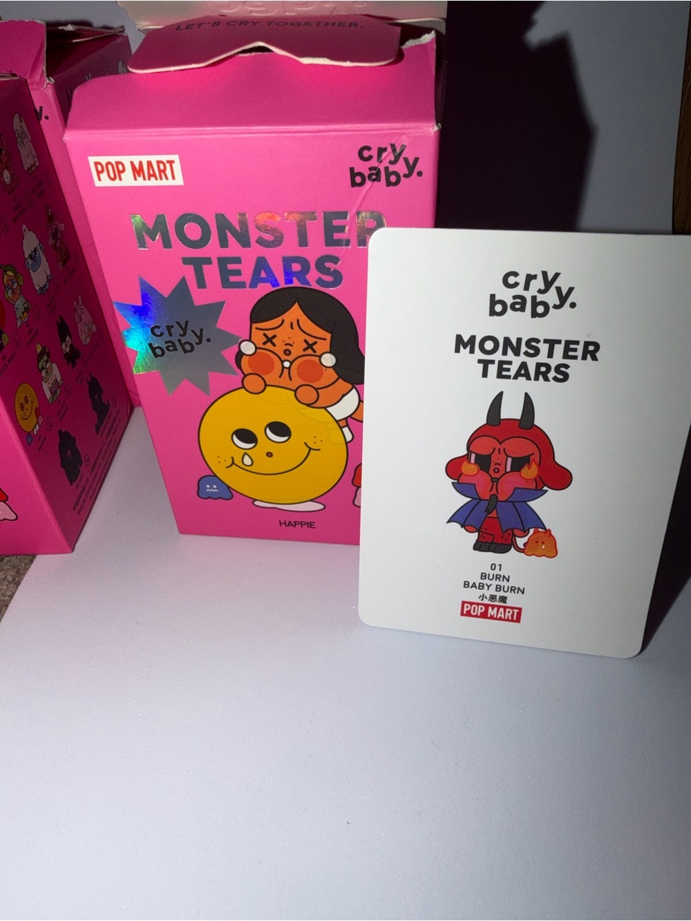 POP MART Crybaby Monster's Tears "Burn Baby Burn" figure
